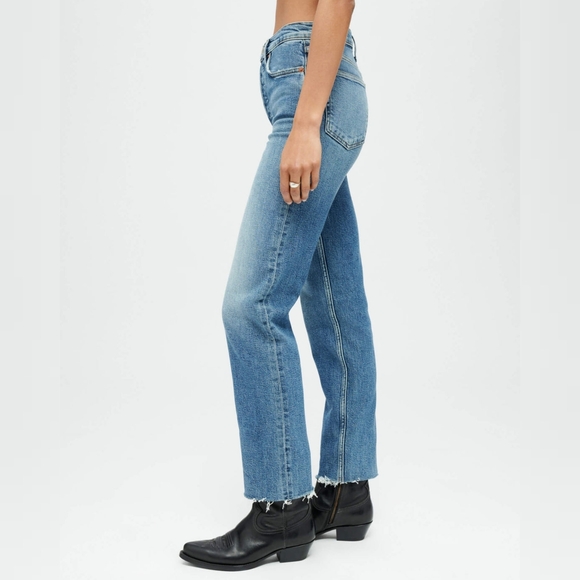 Re/Done Mid 70s High Rise Rigid Stovepipe Jeans - Picture 13 of 13